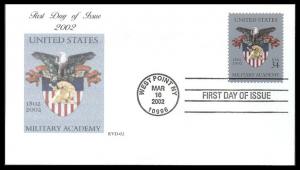 #3560 US Military Academy RVD FDC