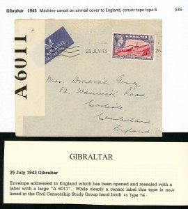 Gibraltar 1943 Cover