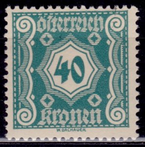 Austria 1922, Postage Due, 40h, sc#J112, MNH