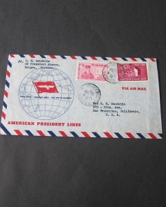 Vietnam cover to USA OurStock#42758