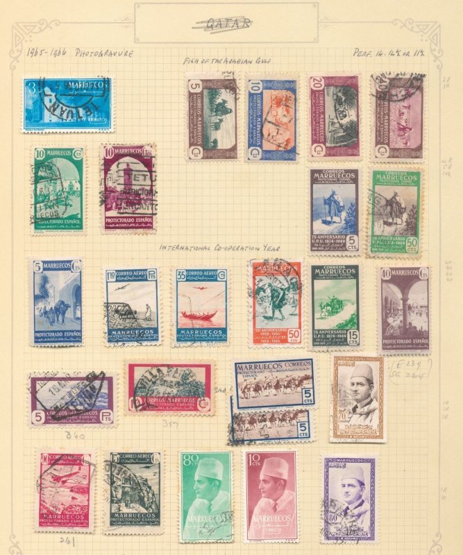 Morocco Tanger 1950s/60s Used MH MNH (Apx 100+ Items) MK1829