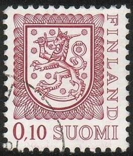 Finland#555 - Coat of Arms - Used 