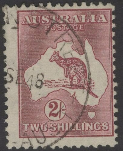 AUSTRALIA SG212 1945 2/= MAROON DIE II USED 