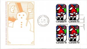 Canada 1973 FDC - 4 x 10c - Canada Post Office - Ottawa, Ont - J8881