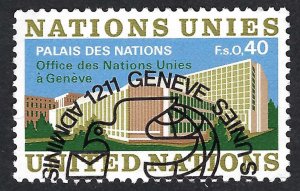 United Nations Geneva #22 0.40 Fr. Palais des Nations (1972). Used.