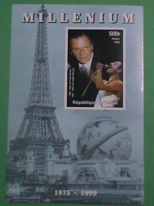 CHAD STAMP: 1999- TWENTY CENTURY- FRANK SINTRA- THE U.S. SINGER -MINT NOT HING