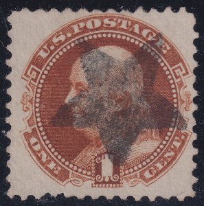 #123 Used, F-VF, Neat star cancel (CV $425 - ID46170) - Joseph Luft