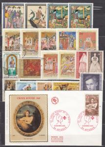 Painting - 230+ small stamp lot , FDC №2 - (2248)