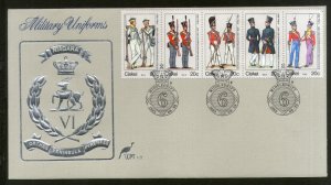 Ciskei 1983 Military Uniforms Cape Mounted Rifles Costume Sc 64a-e FDC # 16248