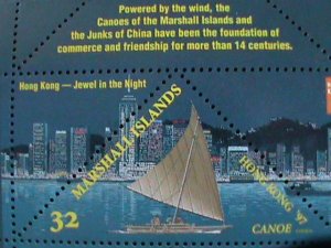 MARSHALL ISLANDS-1997-SC#624 HONG KONG'97 STAMP SHOW -MNH S/S SHEET VF