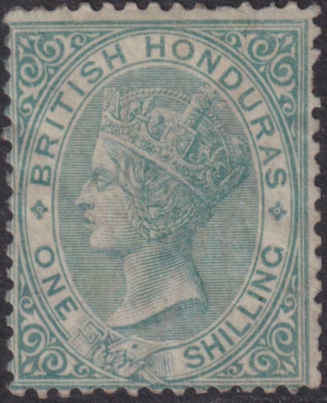 British Honduras 1866 SC 3 LH 