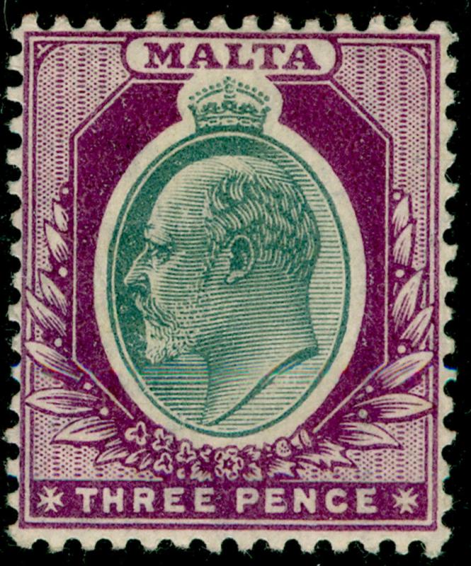 MALTA SG42, 3d grey & purple, M MINT.