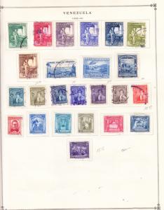 Venezuela Large Collection on Pages... Hundreds of Stamps Mint/Used (*)(o)