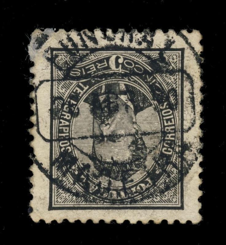 PORTUGAL 1890 - MiNr.54by a A 5R CANCELLED BY FUNCHAL / MADEIRA DATE STAMP