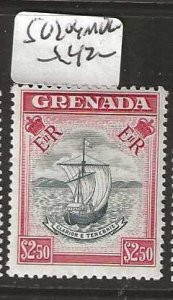 GRENADA   SG204     QEII  $2.50  BOAT         MOG        P0127A H