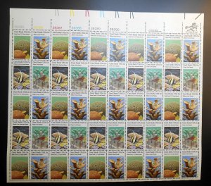 1980 Coral Reefs 4 designs MNH Sc 1827-30 1830a 15c full mint sheet 50 Typical