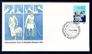 Australia 810 Year of Disabled Persons U/A FDC