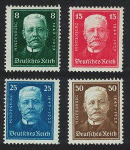 Germany President von Hindenburg 4v 1927 MNH SG#417-420