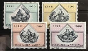Vatican C55-58 mnh air mail 1971