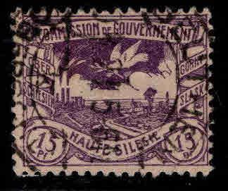 Upper Silesia Scott 19 Used 1920 stamp