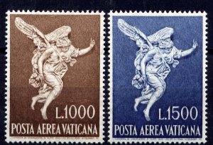 VATICAN Sc#C45-6 1962 Painting - Archangel Gabriel by Filippo MNH