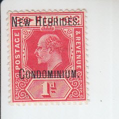 1910 New Hebrides - British KE VII  (Scott 11) MHR