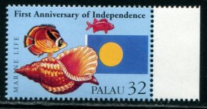 378 Palau 32c First Anniv of Independence, MNH
