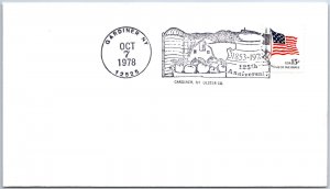 US SPECIAL EVENT COVER 125th ANNIVERSARY OF TOWN GARDINER NEW YORK 1978 TYPE A