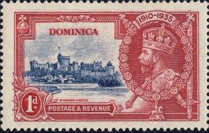 DOMINICA - 1935 - SG 92 1d KGV Silver Jubilee - Used