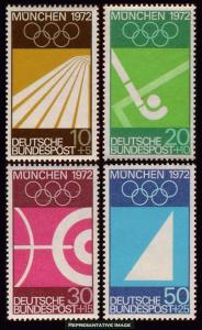 Germany Scott B446-B449 Mint never hinged.