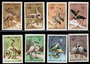 Unified Viet Nam Scott 1339-1346 Perforate Water Bird stamp set  CV$9