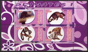 (B58) CONGO 2010 Wild animals MNH