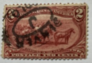 US 1898 Trans- Mississippi Farming #286 USED