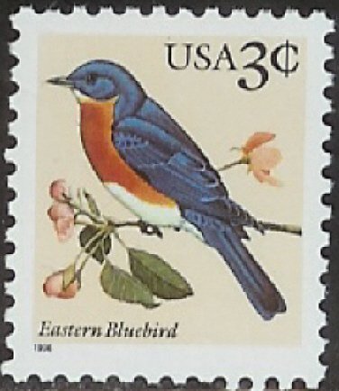 3033 Eastern Bluebird F-VF MNH single