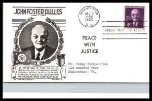 #1172 John Foster Dulles - Aristocrat Cachet ev20