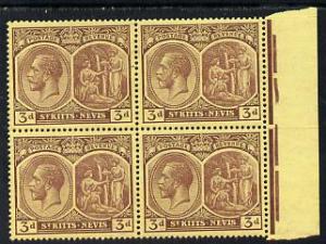 St Kitts-Nevis 1921-29 KG5 Script CA Medicinal Spring 3d ...