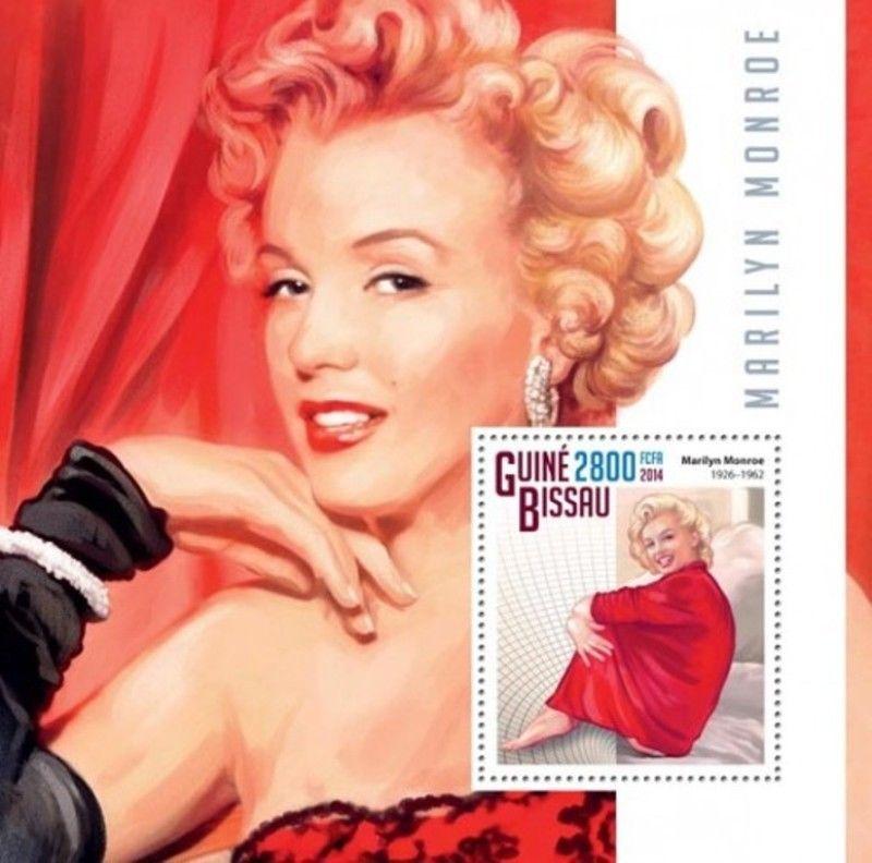 Guinea-Bissau - 2014 Marilyn Monroe - Stamp Souvenir Sheet - GB14810b