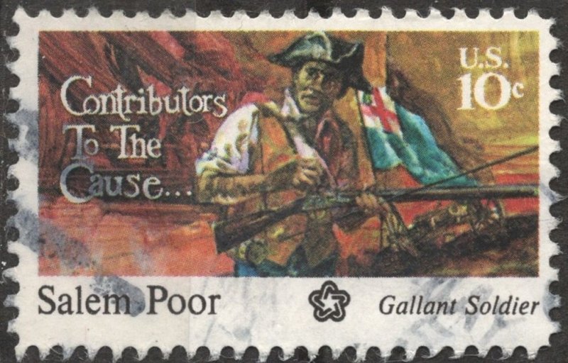 SC#1560 10¢ Contributors to the Cause: Salem Poor (1975) Used