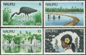 Nauru 1978 SG178-181 Heron Scenes Girl MNH