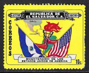 El Salvador 870 VFU FLAGS Z7291-3