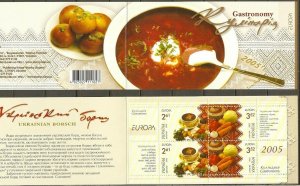 2005 Ukraine 721-722/MH8 Europa Cept 6,00 €
