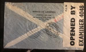 1941 Buenos Aires Argentina First Flight Cover FFC To Bank Berne Switzerland