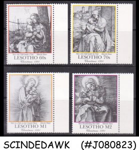 LESOTHO - 1991 CHRISTMAS - PAINTINGS BY ALBRECHT DURER - 4V - MINT NH