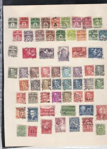 denmark stamps page ref 17990