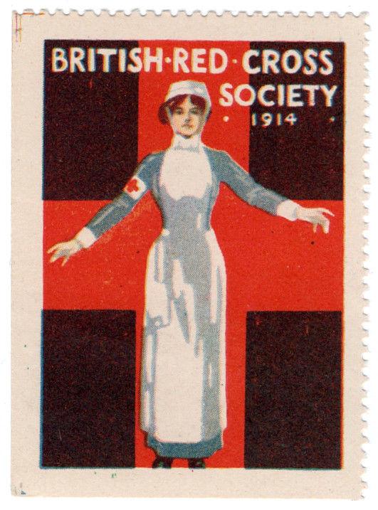 (I.B) Great War Cinderella : British Red Cross Charity Stamp