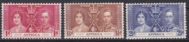 Antigua Sc #81-83 Mint LH