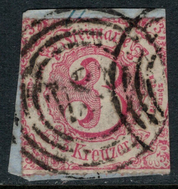 Thurn & Taxis #53  on piece  CV $30.00