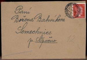 Germany Gemeinschaftslager 1944 Berlin Camp 56 Czech Foreign Worker Cover 91510