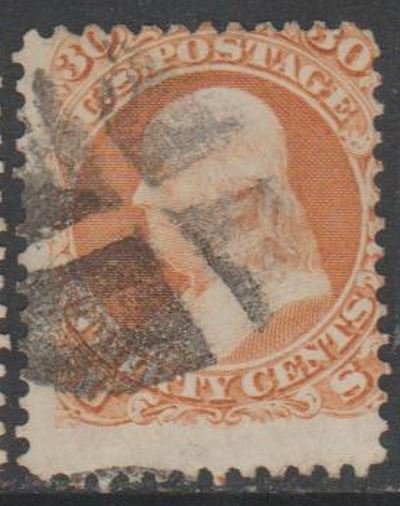 U.S.  Scott #71 Franklin Stamp - Used Single