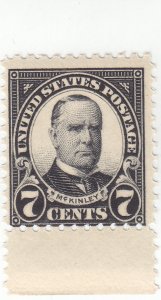 Scott # 559 - 7c Black - McKinley - MNH